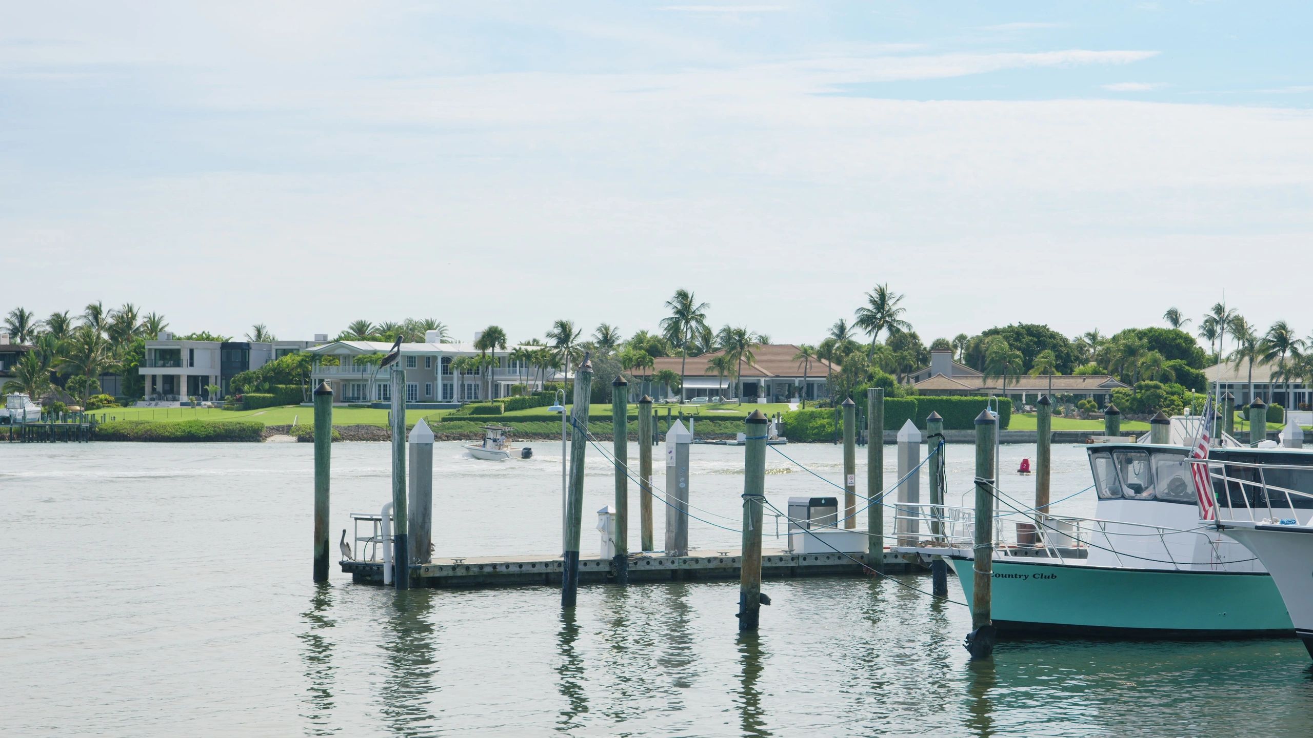 Waterfront residential community in coastal South Florida