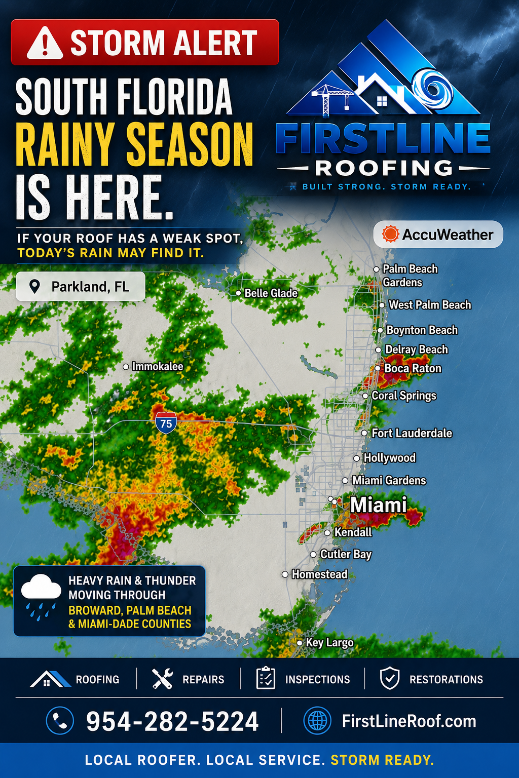 South Florida Rainy Season Is Here: Is Your Roof Ready?