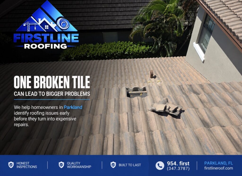 One Broken Roof Tile Could Be the First Sign of a Bigger Problem in Parkland