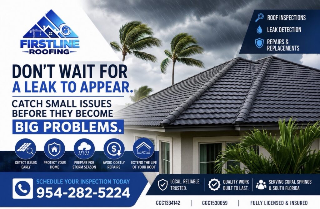5 Signs Your Roof Is Struggling Through South Florida’s Rainy Season (Before You Notice a Leak)