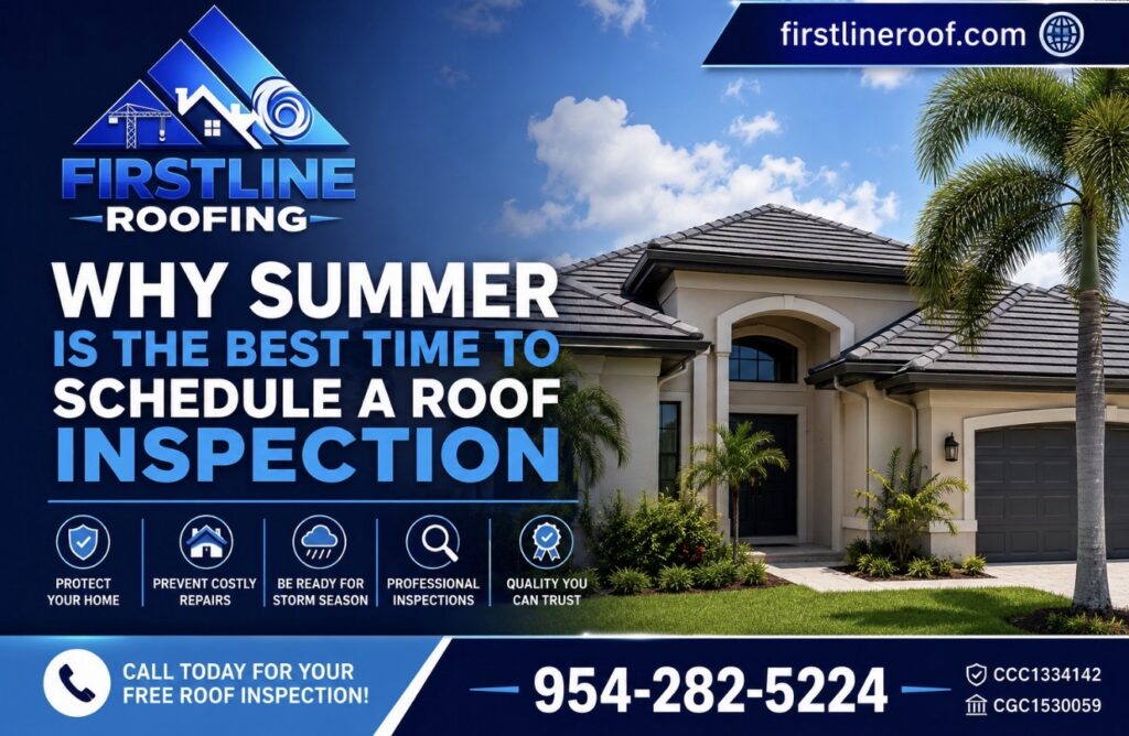 Why Summer Is the Best Time to Schedule a Roof Inspection in Coral Springs, FL