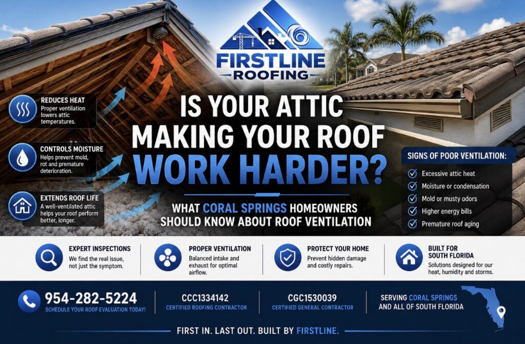 Is Your Attic Making Your Roof Work Harder? What Coral Springs Homeowners Should Know About Roof Ventilation
