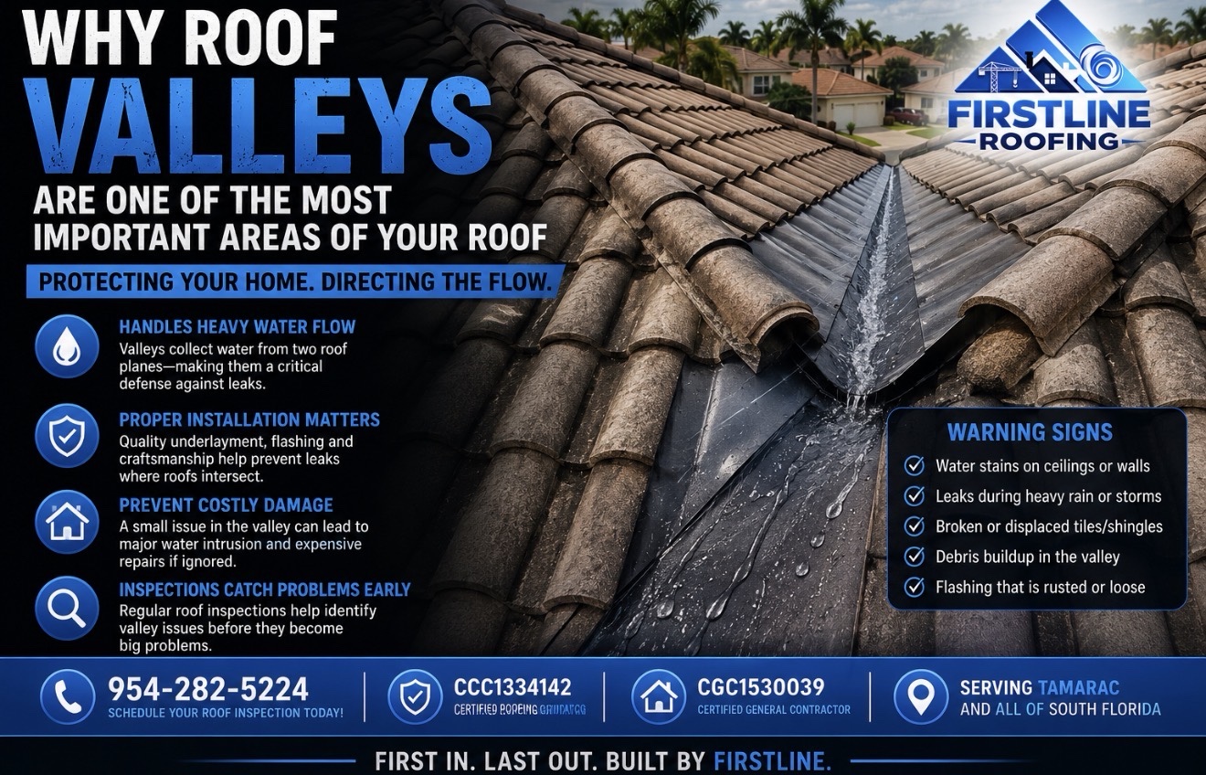 Why Roof Valleys Are One of the Most Important Areas of Your Roof: What South Florida Homeowners Should Know