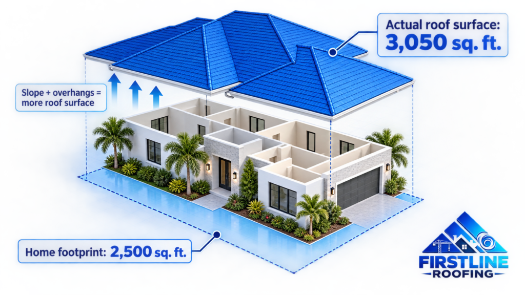 Why Your Roof Square Footage Is Different From Your Home Square Footage