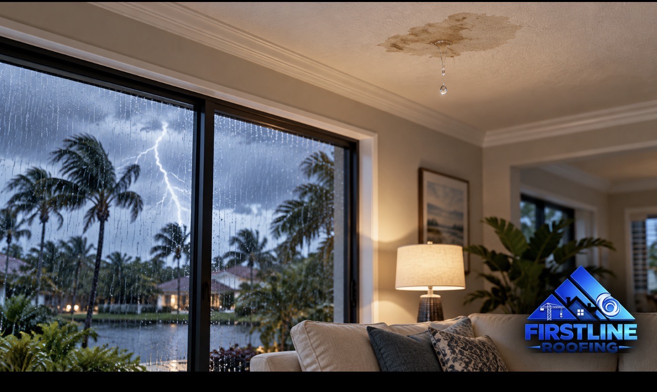 Ceiling Leak During a South Florida Thunderstorm? Roof, AC, or Plumbing?